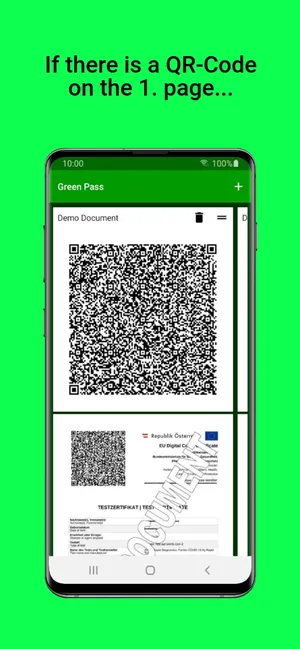 Green Pass PDF Wallet